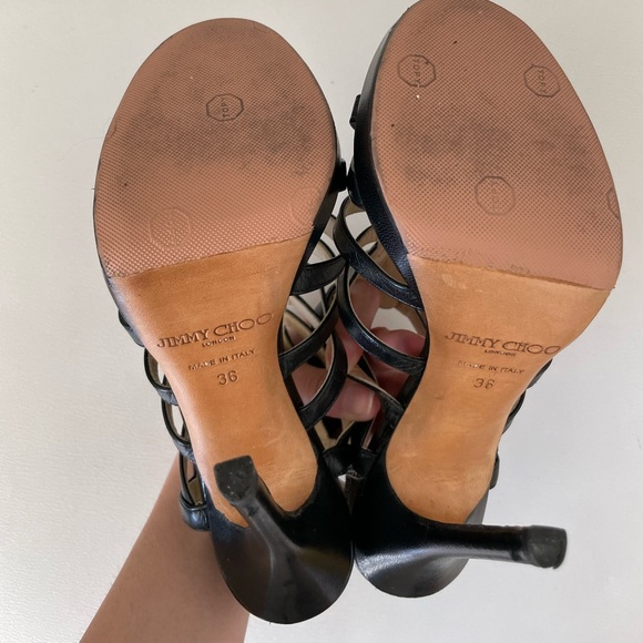 Jimmy Choo Vintage Cutout Heels - Picture 5 of 5